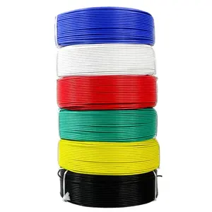 Factory Sale building wire 1.5mm 2.5mm 4mm 6mm 10mm 16mm 25mm single core copper pvc house bv bvr wiring electrical cable