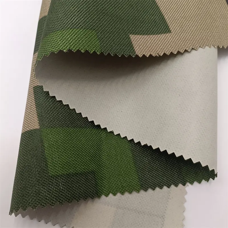 Tarnanzug PU beschichteter Oxford-Band digitaler Tarnstoff für Tarnuniformen 600D 100% Polyester Jiangsu Tricot individuell