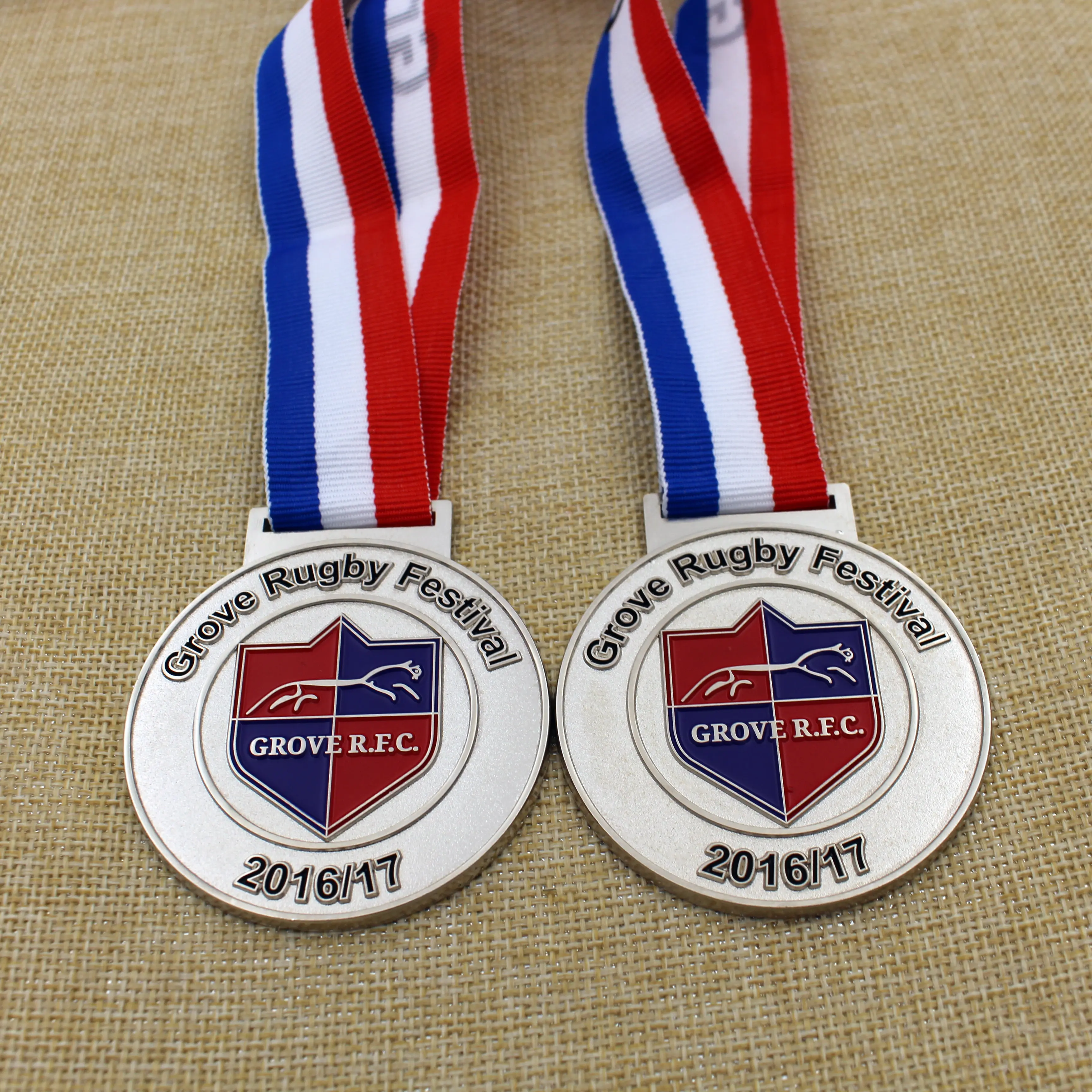 Fabricación de gimnasia, natación, Rugby, medalla de fútbol, aleación de Zinc en blanco personalizada, Premio de Oro 3D, Medalla deportiva de Metal