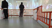 Système de projection murale interactive 3D VR pour la formation aux extincteurs avec télécommande pour une éducation à la sécurité immersive