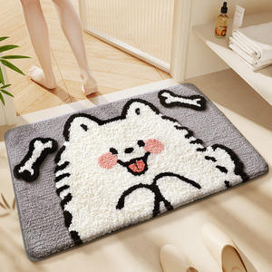 Tapis <span class=keywords><strong>de</strong></span> sol en microfibre antidérapant à séchage rapide, tapis <span class=keywords><strong>de</strong></span> <span class=keywords><strong>bain</strong></span> doux et luxueux, tapis <span class=keywords><strong>de</strong></span> porte, tapis <span class=keywords><strong>de</strong></span> douche - Product Image 4