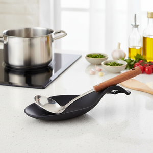 Poggia cucchiaio e clip per pentole Premium 45125 per una comoda organizzazione della cucina - Product Image 3