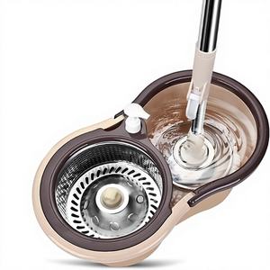 Mopa Mágica Giratoria 360 Grados de Diseño Moderno, la Más Vendida del Fabricante, con Cubo, Juego de Limpieza para el Hogar, Microfibra Ecológica - Product Image 1