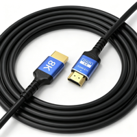 Câble HDMI 2.1 8K HD à prix d'usine, 48 Gbit/s, ultra haute vitesse, pour l'approvisionnement de projets