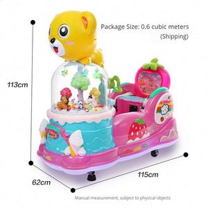 Wholesale Coin Operated Kiddie Rides Game <b>Machine</b> Cartoon Bear Swing Game <b>Machine</b> - Product Image 2