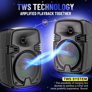 Enceinte portable Bluetooth mini extérieure SING-E ZQS1328S avec fonction <span class=keywords><strong>radio</strong></span> FM, son surround stéréo TWS - Product Image 5