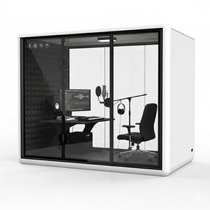 Insonorisé <span class=keywords><strong>Live</strong></span> <span class=keywords><strong>Streaming</strong></span> Préfabriqué Pod Enregistrement Musique Pod Confidentialité Bureau Travail Pod Studio Cabine Acoustique - Product Image 1