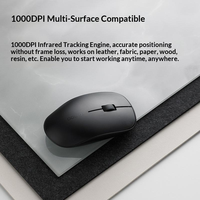 Rapoo X260S Combo Clavier et Souris Sans Fil 2.4G Souris Silencieuses 13 Touches Multimédias 1000 DPI Autonomie de 12 Mois pour Ordinateur Portable de Bureau