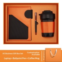 Ensemble de tasses isothermes en acier inoxydable pour ordinateur portable, cadeau promotionnel d'entreprise personnalisé, design moderne et exquis, impression sérigraphique