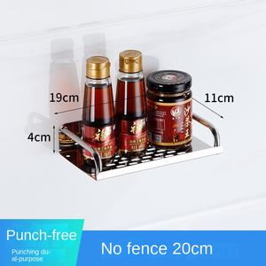 <span class=keywords><strong>Étagère</strong></span> de rangement murale multifonctionnelle <span class=keywords><strong>en</strong></span> acier inoxydable non pliable pour les <span class=keywords><strong>épices</strong></span> de cuisine avec conception sans trou - Product Image 6