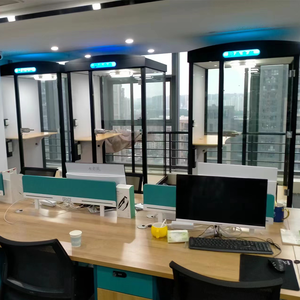 Cabine insonorisée simple et <span class=keywords><strong>amovible</strong></span>, bureau personnel, pièce insonorisée, <span class=keywords><strong>cloison</strong></span> de bureau avec canapé, table et chaises - Product Image 4