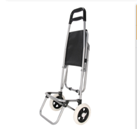 Chariot de courses pliable en nylon Oxford personnalisé pour monter les escaliers, sacs de courses pliables, chariot de courses pliable avec roues