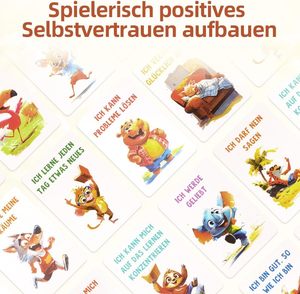 Jeux éducatifs allemands pour enfants : cartes flash d'affirmation <span class=keywords><strong>et</strong></span> d'émotion pour la chasse au trésor en plein air <span class=keywords><strong>et</strong></span> la découverte de la <span class=keywords><strong>nature</strong></span> - Product Image 3