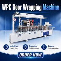 Machine automatique de profilage du bois à haute efficacité, machine de laminage à chaud à colle PUR pour les profilés en PVC, MDF et bois