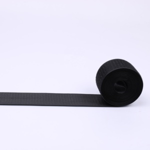 Buena calidad de la resistencia al calor de sujetador negro de la cinta de gancho y bucle - Product Image 1