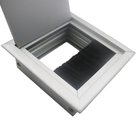 JIAXIN Boîte de gestion en alliage d'aluminium pour bureau d'ordinateur Boîte à œillets pour câble métallique de table