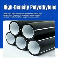 Tuyau flexible en PEHD de 6 mm, haute pression, 100 m, durable, étanche, pour drainage de câbles, usage industriel extérieur, résistant à la chaleur