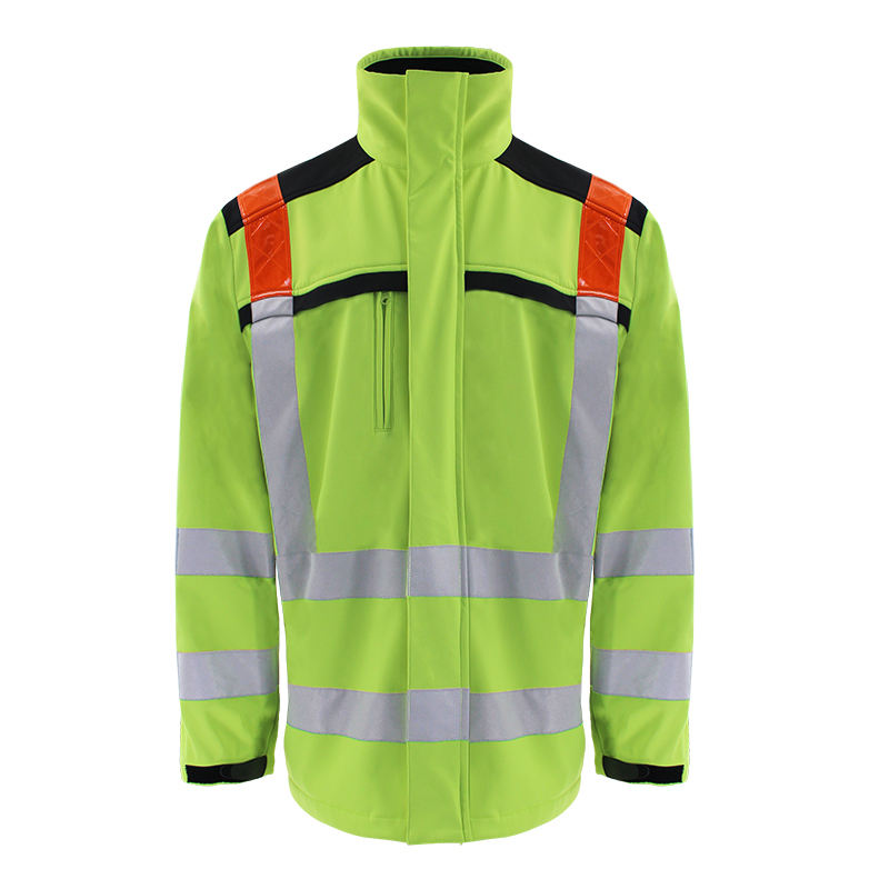 Jacket Warnjacken Gelb 3m Warnjacke HI Vis Windproof Softshell