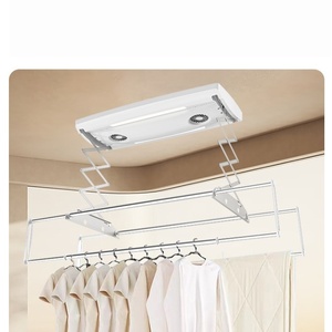 Remote control electric clothes drying rack intelligent voice control multifunctional balcony lift clothes dryer - Product Image 2