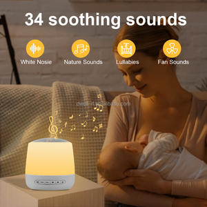 Machine à bruit blanc Réveil pour bébé 34 sons apaisants Entraîneur de sommeil Contrôle par application pour enfants Chambre d'enfant Chambre à coucher - Product Image 6