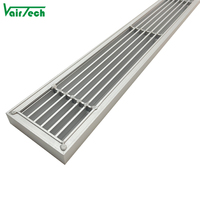 Grille d'aération au sol en aluminium haute résistance de 3 mm, installation facile, grille de ventilation de retour d'air au sol