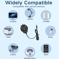 HYT EU/US/CN/KR/AU/UK Stecker Wandmontierter GaN AC/DC Adapter 5V/12V/15V/24V 0,5A-2A 3W-24W CE ETL KC PSE FCC Zertifizierter Netzadapter