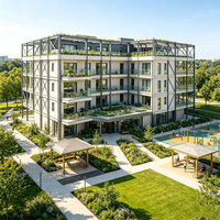 Edificios de Apartamentos de Estructura de Acero Comercial de Alta Calidad, Edificios de Oficinas, Edificios de Oficinas con Estructura de Acero Ligero