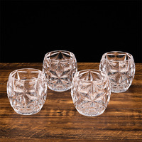 Design floral clair 10oz gobelets 10.5oz verres à vin SAN MS Tritan verrerie OEM verres en acrylique