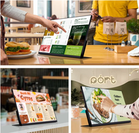 Panel de Visualización Publicitario con Sistema Android de 21.5/23.8/27 Pulgadas, 700 Nits, para Menús de Escritorio, Venta Directa de Fábrica