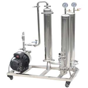 Máquina de Filtrado Automática de Acero Inoxidable con Triple Cartucho para Whisky, Vino Blanco y Licores, Máquinas de Purificación para Uso Comercial - Product Image 2