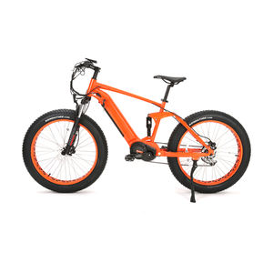 Fatbike Bicicleta eléctrica de suspensión completa Bicicleta eléctrica Mid Drive Bafang Motor E-Bicycle Batería oculta Bicicleta eléctrica para adultos - Product Image 1