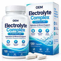 Capsules de complexe minéral électrolytique pour le soutien de l'hydratation avec électrolytes essentiels pour le bien-être, étiquette privée OEM disponible