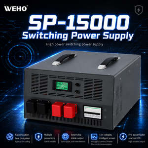 Fuente de Alimentación Industrial Inteligente SP-15000W 400A CC/<span class=keywords><strong>CV</strong></span> Zero-Tune con RS485 Modbus y PFC Activo para Equipos de Automatización PLC Industria 4.0 - Product Image 1