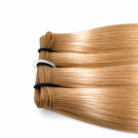 Vente en gros de cheveux humains vierges bruts à 100 %, Genius Weft, coupables, à l'aspect noué à la main, invisibles, super fins, micro-weft, sans retour de cheveux