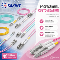 Câble de raccordement optique KEXINT 10G/40G/100G Erika Violet LC-LC OM4 Multimode Duplex LSZH 50/125μm