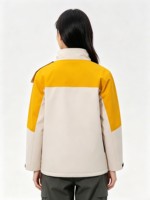 Veste à capuche imperméable coupe-vent chaude résistante au froid à coque rigide imprimée grande taille avec doublure en coton intégrée pour l'extérieur
