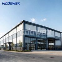 VICDOWEX Bâtiment d'usine en structure acier sur mesure pour atelier et entrepôt