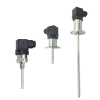Sensor Suhu 3-Kabel Hirschmann SRK Plug in -50C hingga 300C Tahan Panas Tri-Clamp Berulir RTD Pt100