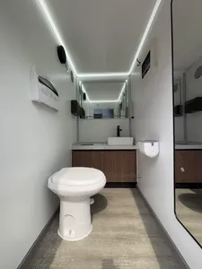 Luxury Restroom <b>Trailer</b>, portable <b>trailer</b>, porta potty FREE SHIPPING TO ALL - Product Image 1