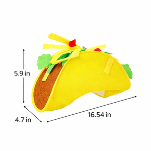 Sombrero <span class=keywords><strong>de</strong></span> Taco Divertido <span class=keywords><strong>de</strong></span> Pafu, Disfraz <span class=keywords><strong>de</strong></span> Comida Mexicana, Sombrero para Cinco <span class=keywords><strong>de</strong></span> Mayo, <span class=keywords><strong>Halloween</strong></span>, Fiestas y Eventos - Product Image 4