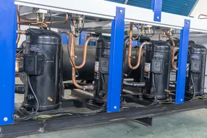 Máy làm lạnh nước công nghiệp 20kW 50kw 100kw Máy làm lạnh nước làm mát cho dây chuyền đùn ống nhựa PVC