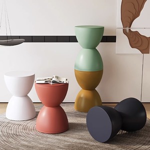 Table d'appoint ronde <span class=keywords><strong>convertible</strong></span> en plastique vert, style moderne et minimaliste, pour salon, fabriquée par Factory Bazhou Furniture - Product Image 5