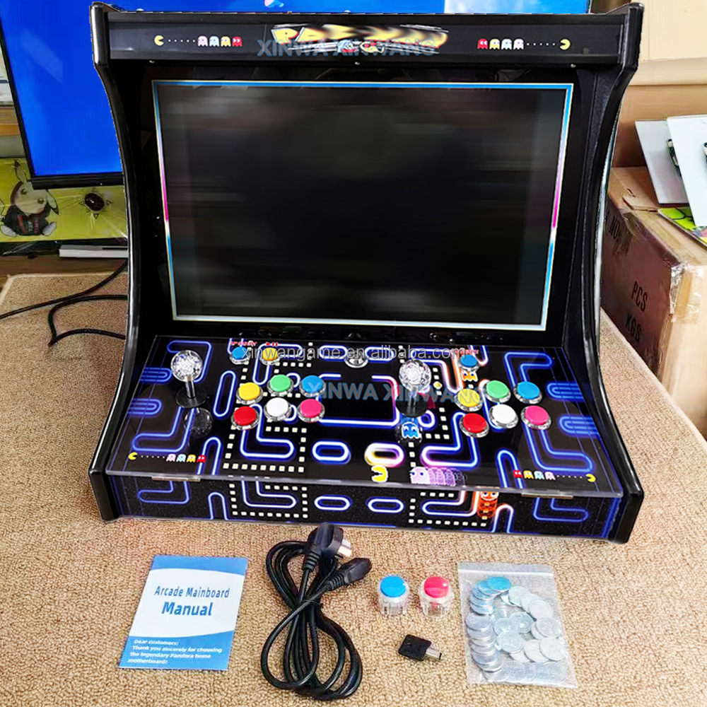 22 Inch Coin Pusher Arcade Machine with 26800 Games, Support