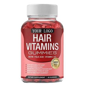 เยลลี่วิตามินผมส่วนมากมีประโยชน์ต่อสุขภาพของเส้นผมสำหรับรสผลไม้ - Product Image 1