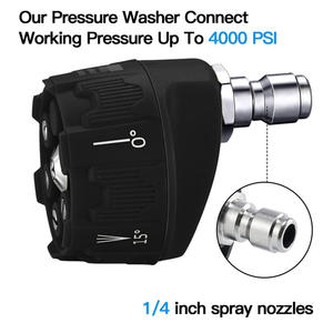 Pièces de <span class=keywords><strong>nettoyeur</strong></span> <span class=keywords><strong>haute</strong></span> <span class=keywords><strong>pression</strong></span> 6 en 1 <span class=keywords><strong>buse</strong></span> de pulvérisation réglable pour le lavage de voiture à l'eau - Product Image 4