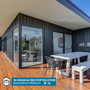 Petite villa préfabriquée modulaire moderne de luxe maisons en conteneur à vendre