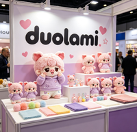 Peluche personnalisée, jouet en peluche doux, poupée de personnage cochon garçon aux cheveux roses, pour cadeau promotionnel, peluche personnalisée