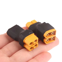Connecteur parallèle XT60-Adaptateur de soudage intégré 1 mâle à 2 femelles et 1 femelle à 2 mâles pour batterie et contrôle de vol