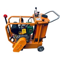 Coupe-béton diesel Vorsan pour la découpe de routes et le rainurage des sols, haute efficacité, profondeur de coupe de 18 cm, vitesse de 10 m/min