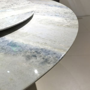 Support rond en métal marbré pour salon moderne avec <span class=keywords><strong>table</strong></span> tournante Meubles de <span class=keywords><strong>table</strong></span> à manger pour la maison - Product Image 4